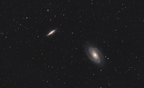 M81 (Bode's Galaxy) and M82 (Cigar Galaxy)